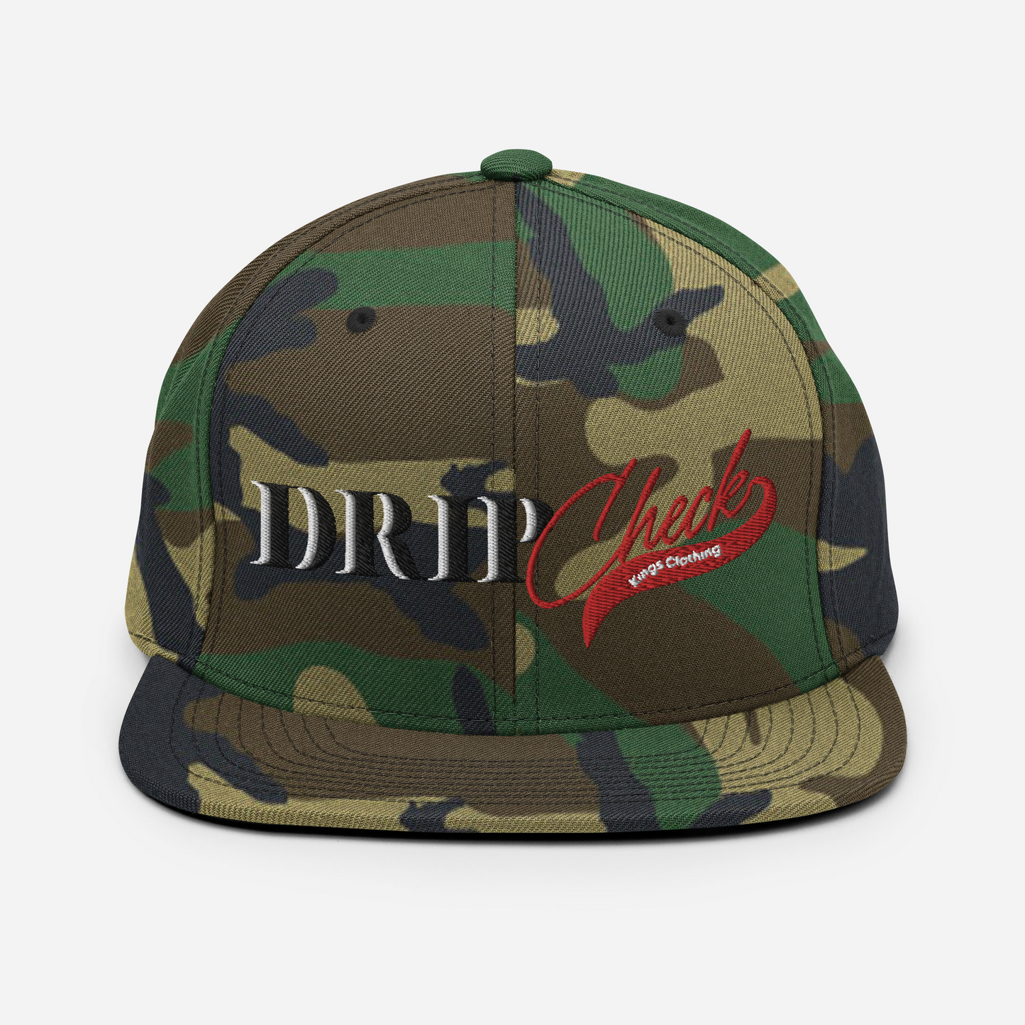 Big Drip Check Snapback