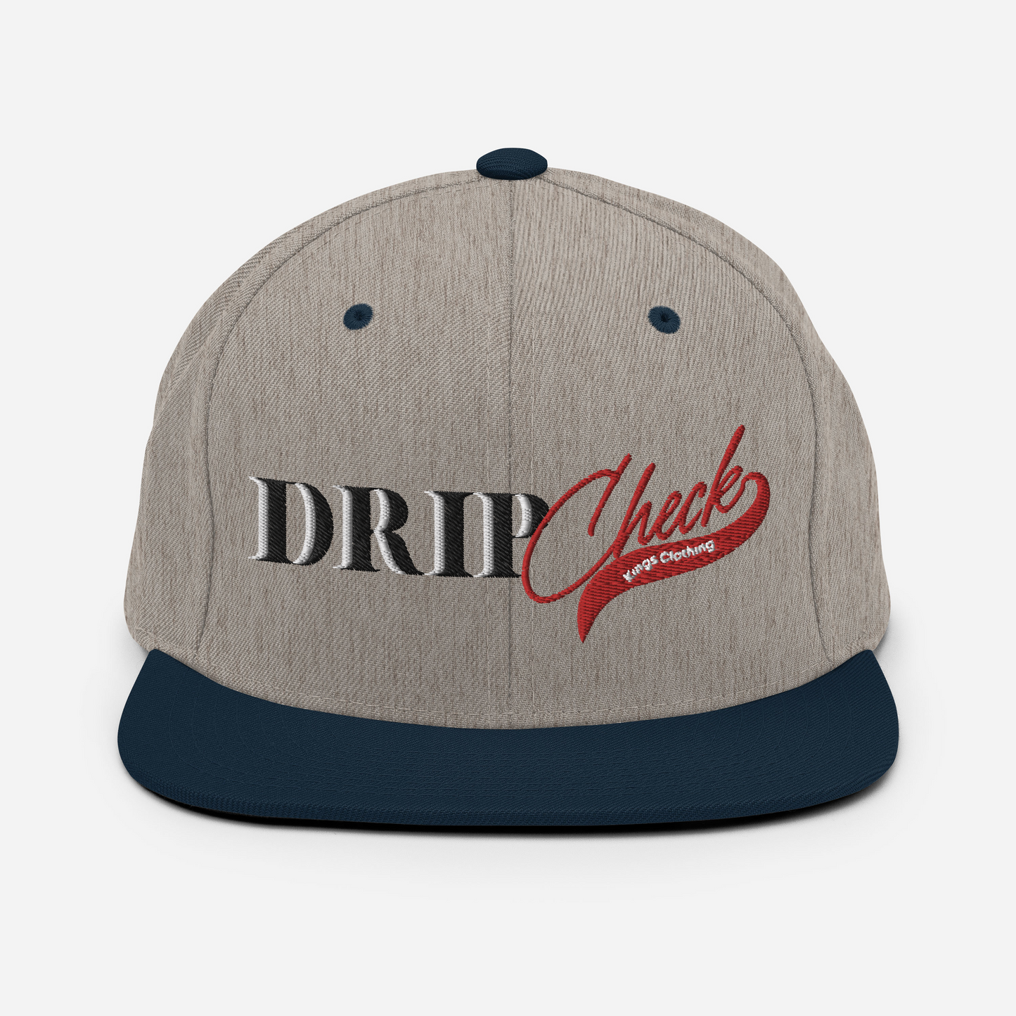 Big Drip Check Snapback