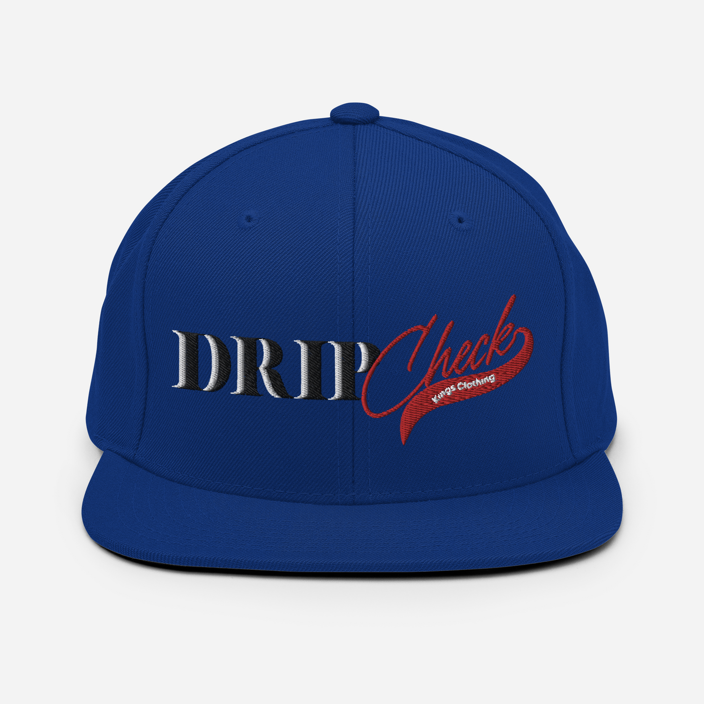 Big Drip Check Snapback
