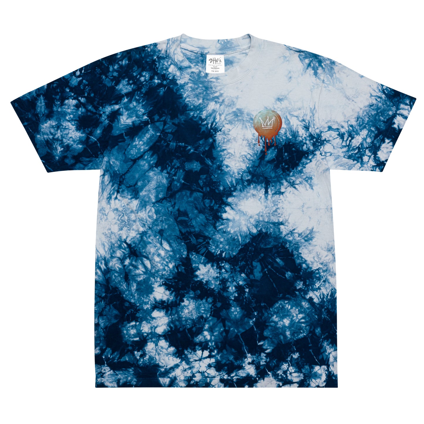 Oversized Drip Check Tee