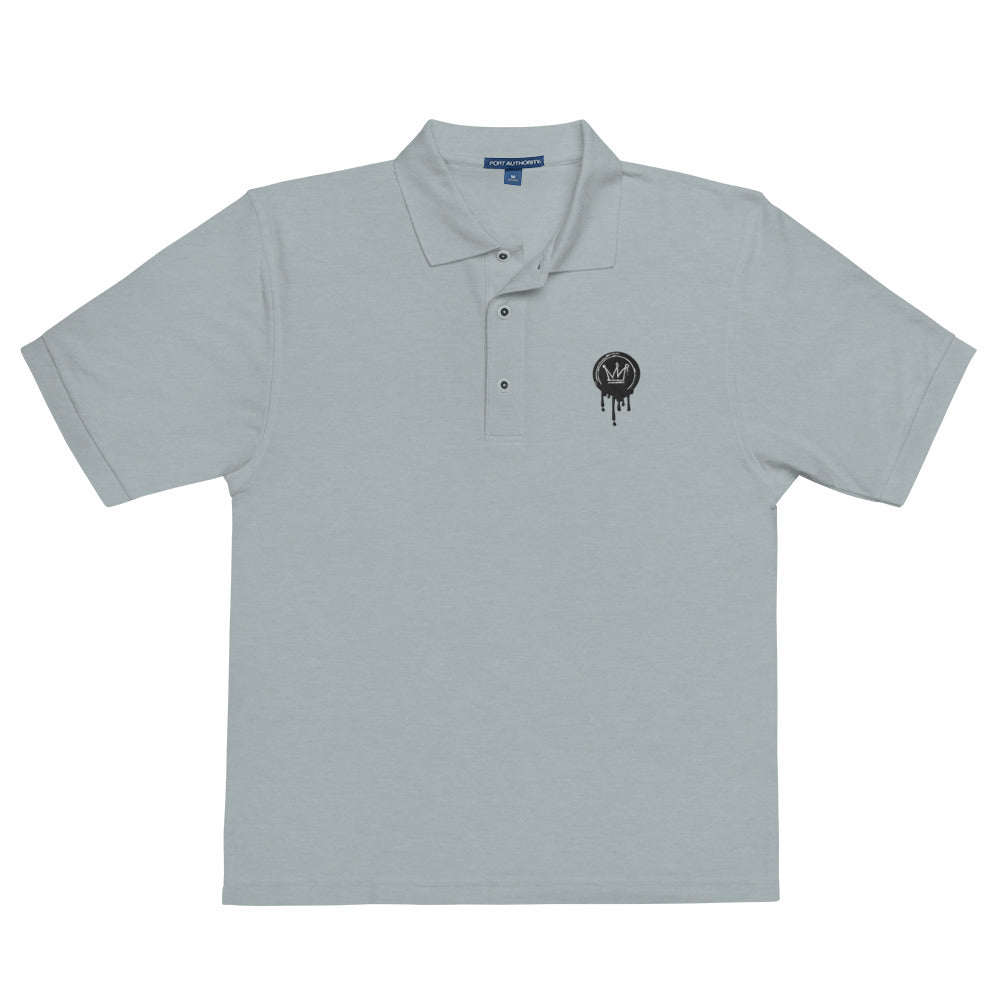Drip Check Polos W/ Black Logo