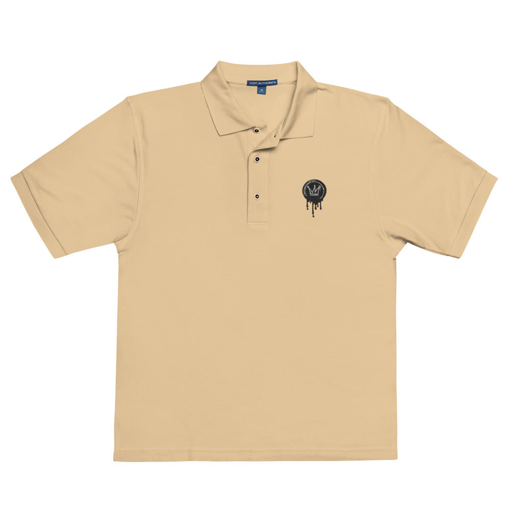 Drip Check Polos W/ Black Logo
