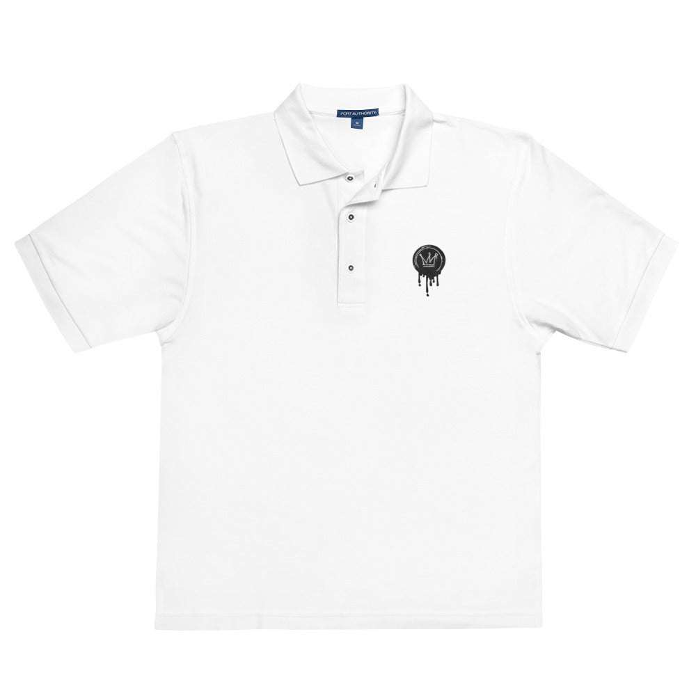 Drip Check Polos W/ Black Logo