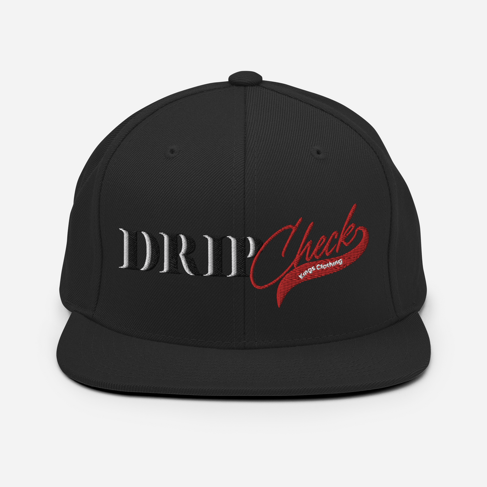 Big Drip Check Snapback