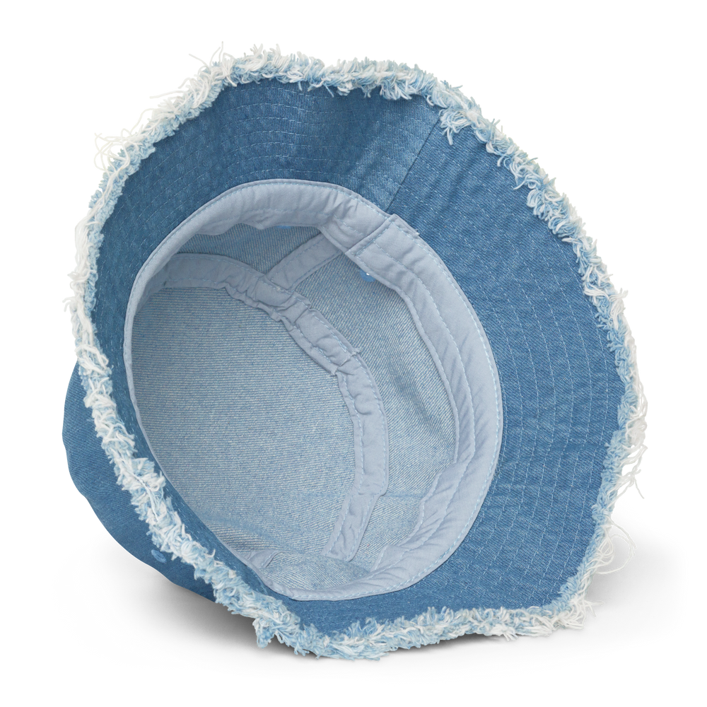 FROME Distressed Denim Bucket Hat