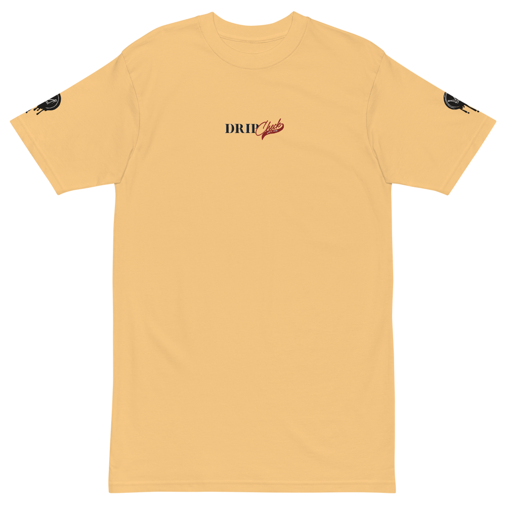 
                      
                        Big Drip Check Premium Heavyweight Tee
                      
                    