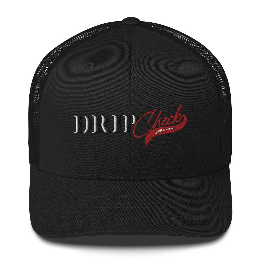 Big Drip Check Trucker Cap