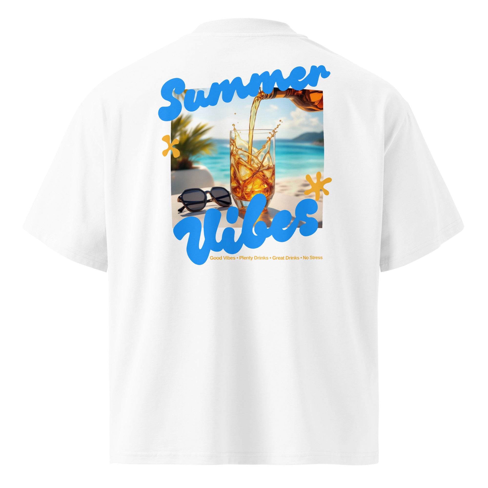Oversized Summertime Vibe Tee – TruVision LLC